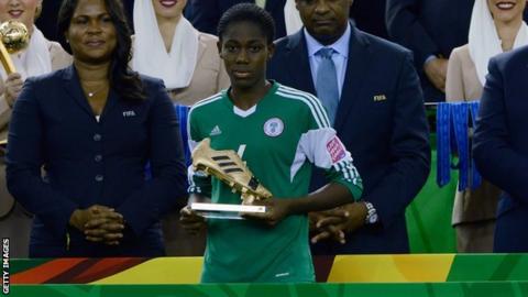 Nigeria striker Asisat Oshoala