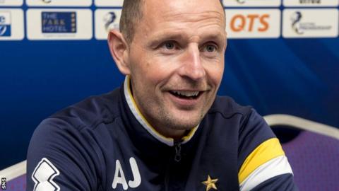 Kilmarnock manager Allan Johnston