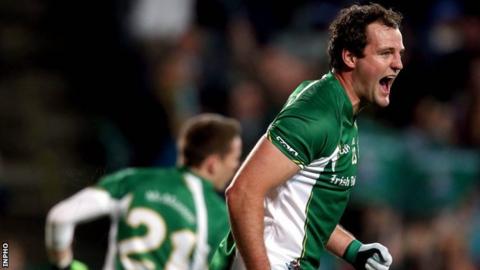 Michael Murphy captained Ireland to Rules success last year