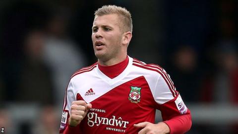 Wrexham striker Andy Bishop