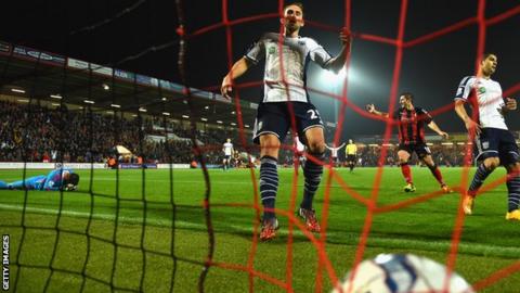 West Brom concede