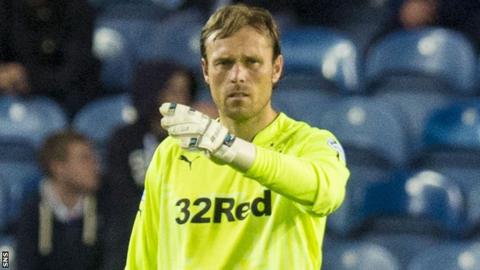 Rangers goalkeeper Steve Simonsen