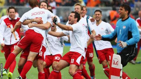 England men's hockey at the Commonwealth Games
