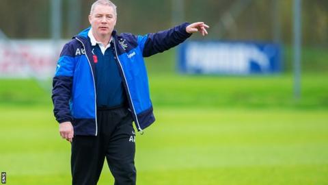 Rangers manager Ally McCoist