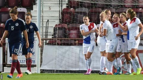 Scotland suffered a damaging 2-1 defeat at home to the Netherlands in the play-off first leg