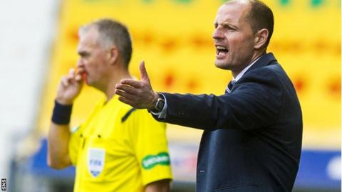 Kilmarnock manager Allan Johnston