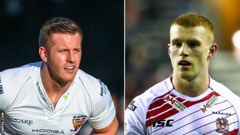 Larne Patrick (left) and Jack Hughes