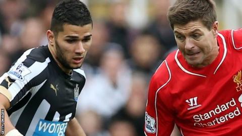 Mehdi Abeid and Steven Gerrard