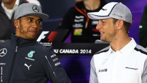 Lewis Hamilton and Jenson Button