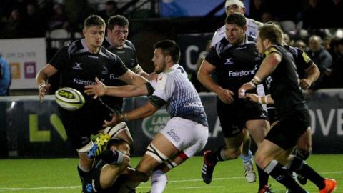 Ellis Jenkins in action for Cardiff Blues