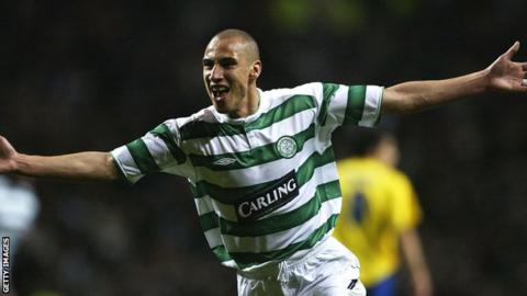 Henrik Larsson during his Celtic career