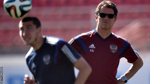 Russia coach Fabio Capello