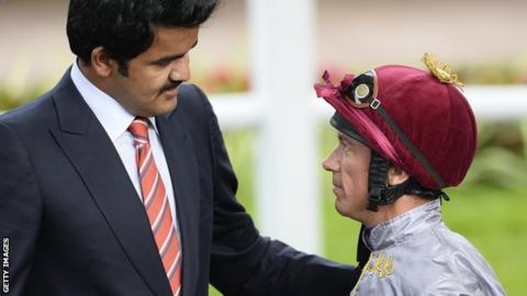 Sheikh Joaan al Thani and Frankie Detorri
