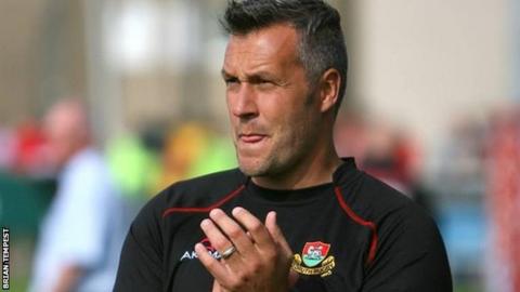 Redruth head coach Steve Larkins