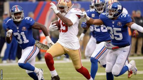 San Francisco 49ers and New York Giants