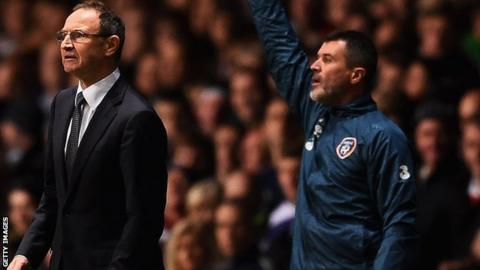 Martin O'Neill and Roy Keane