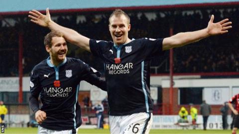 Dundee striker David Clarkson