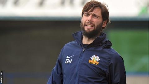 Glenavon manager Gary Hamilton