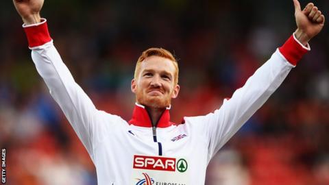 European long jump champion Greg Rutherford