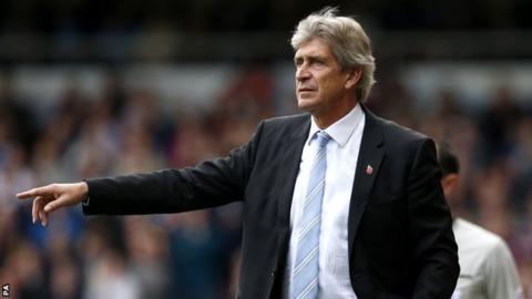 Manchester City boss Manuel Pellegrini
