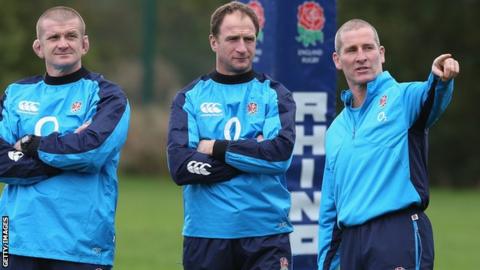 Graham Rowntree, Mike Catt, Stuart Lancaster