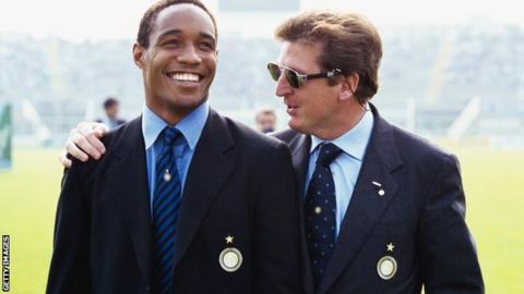 Paul Ince and Roy Hodgson