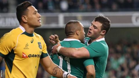 Simon Zebo and Robbie Henshaw