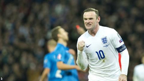 England captain Wayne Rooney