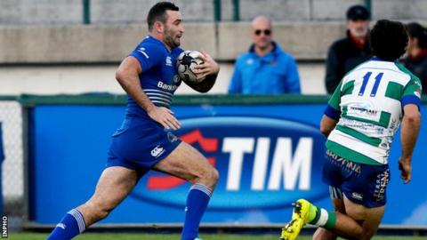 Dave Kearney scored a try on his return to action for the first time since May