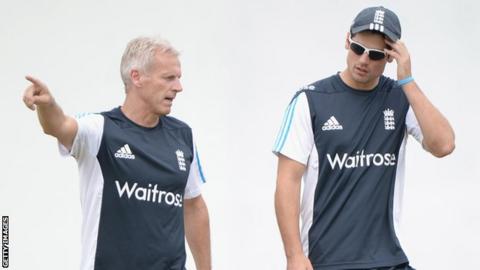 Peter Moores & Alastair Cook