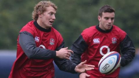 Billy Twelvetrees and George Ford