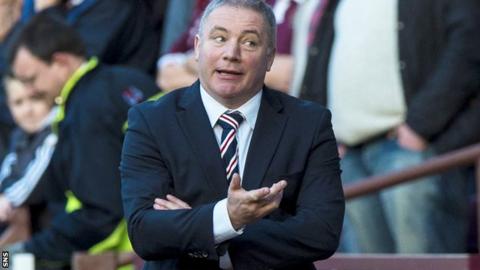 Rangers manager Ally McCoist