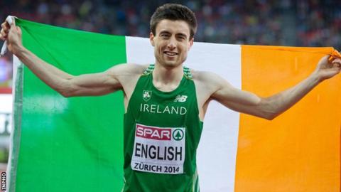 Mark English after finishing third in the 800m final at the European Championships in August
