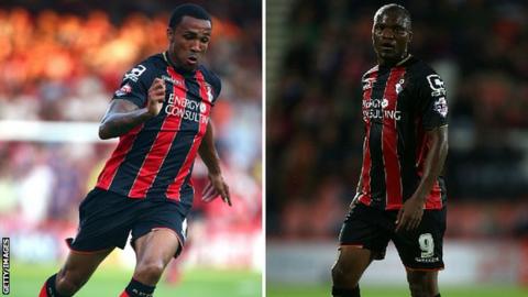 Callum Wilson and Tokelo Rantie