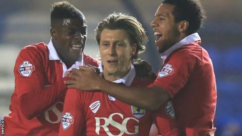 Bristol City celebrate