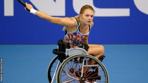 British wheelchair tennis player Jordanne Whiley
