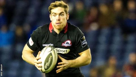 Tom Heathcote kicked a penalty and a conversion for Edinburgh