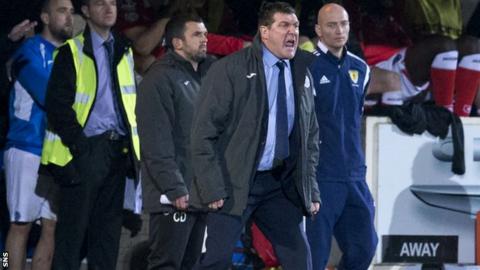 St Johnstone manager Tommy Wright felt his side could have won more confortably.