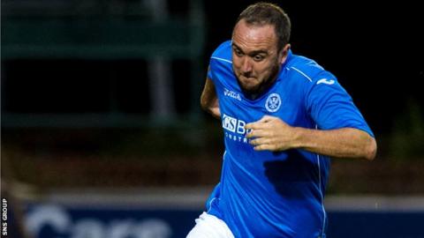 St Johnstone midfielder Lee Croft