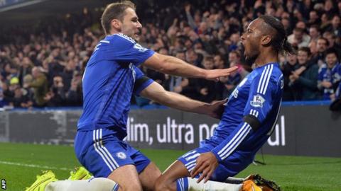 Didier Drogba & Branislav Ivanovic