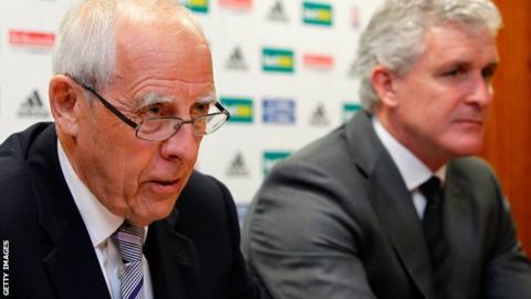 Peter Coates (left) and Mark Hughes