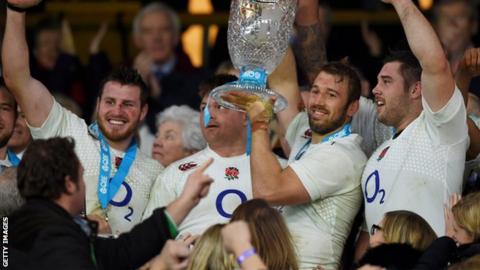 England celebrate