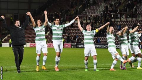Celtic were 4-0 winners at Tynecastle on Sunday