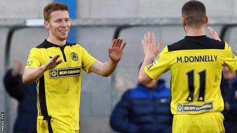 Stephen Garrett joined the Reds from Newry City in 2010