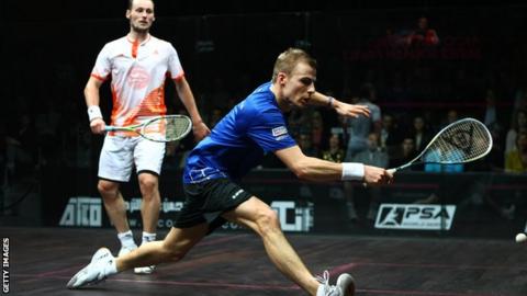 Gregory Gaultier (left) and Nick Matthew