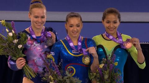 Oleg Verniaiev & Larisa Iordache retain World Cup gymnastics titles