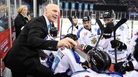 Steve Thornton addresses his side