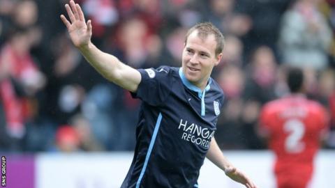 Dundee striker David Clarkson