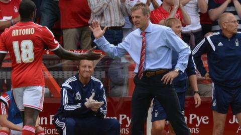 Michail Antonio and Nottingham Forest Stuart Pearce