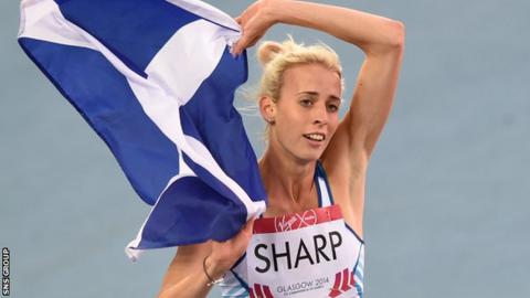 Lynsey Sharp won a silver medal for Scotland in the 800m at the Commonwealth Games